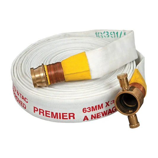 Premier Fire Hose – High-Quality Rubber Lined Single Jacket