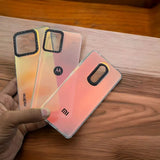 Plastic 3D Acrylic Mobile Cover – Rainbow Shade